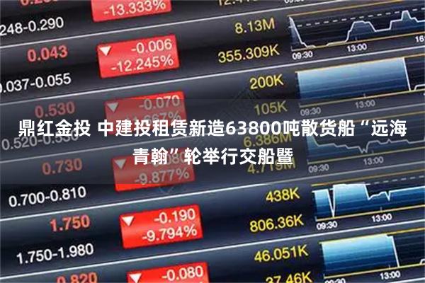 鼎红金投 中建投租赁新造63800吨散货船“远海青翰”轮举行交船暨